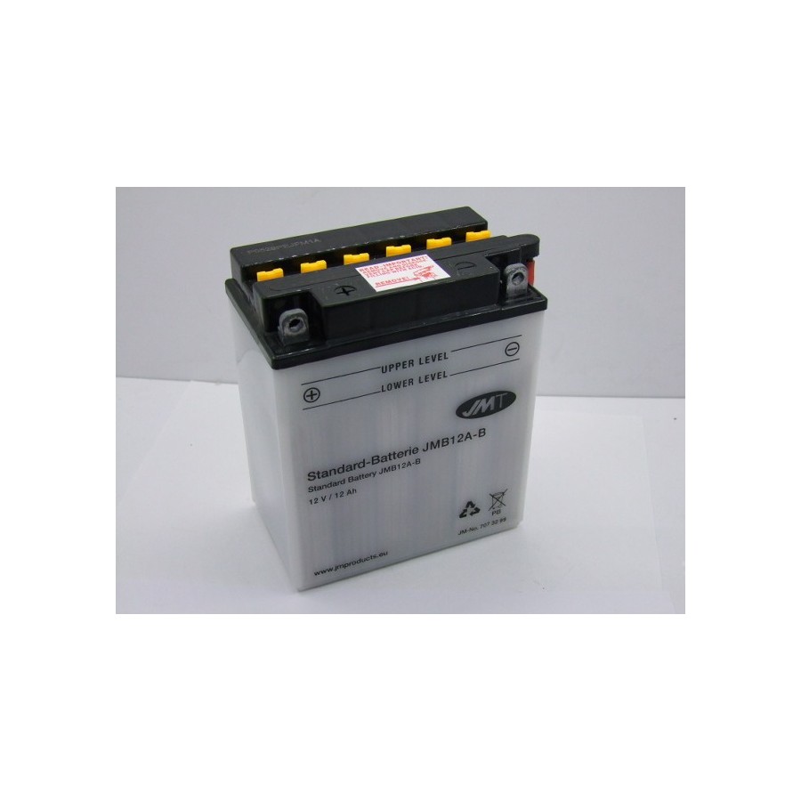 Service Moto Pieces|Batterie - 12V - Acide - 12N9-4B-1 - JMP - 135x77x141|Batterie - Acide - 12 Volt|47,85 €