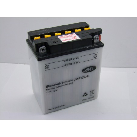 Batterie - 12v - Acide - YB12A-B - JMT / 6On - 134x80x160mm