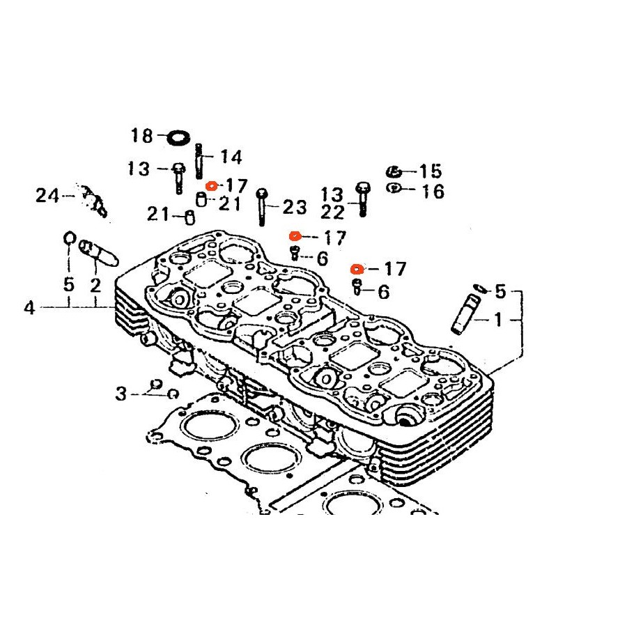 Moteur - Joint torique de vis - 6.80 x1.50 Moteur - Joint torique de vis - 6.80 x1.50