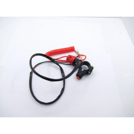 Service Moto Pieces|Batterie - Coupe circuit de securité - fixation au guidon et poignet|Interrupteur|17,90 €