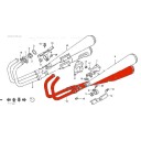 Echappement - Ligne 2en2 Gauche - CB750K (DOHC) - 