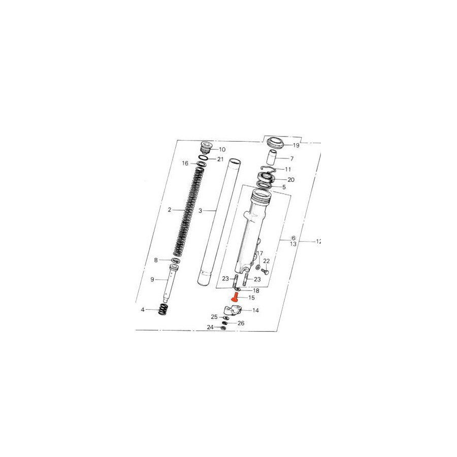 Service Moto Pieces|Fourche - Circlips de joint Spy - Fourche ø 35mm - 51447-KL4-951|Fourreaux + kit + joint|3,60 €