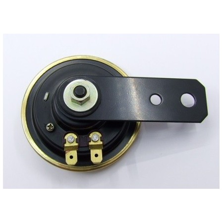 Service Moto Pieces|Avertisseur sonore - 12 Volt - Klaxon - Noir/Or - ø80mm|Klaxon - 12 Volt|13,00 €