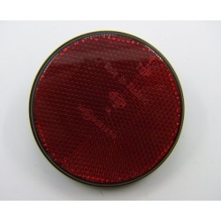 Reflecteur (x1) - Catadioptre Rouge/Noir - ø 85mm x M5 a visser