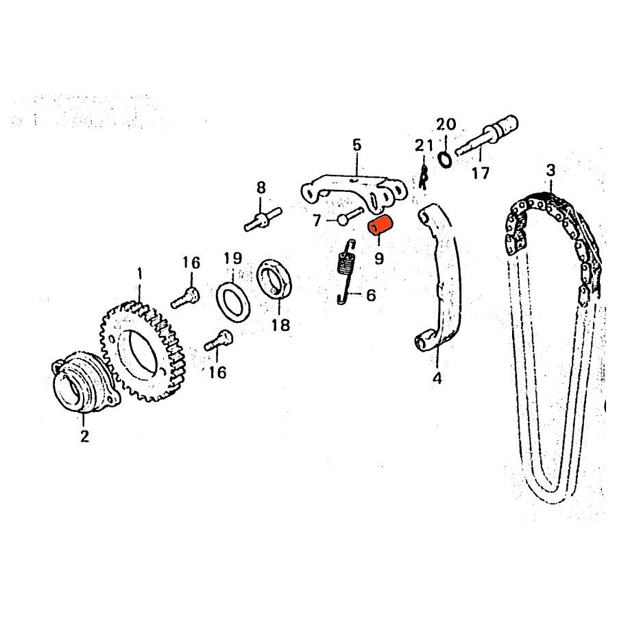 Service Moto Pieces|Distribution - joint de poussoir - 11009-1980|Distribution|1,90 €