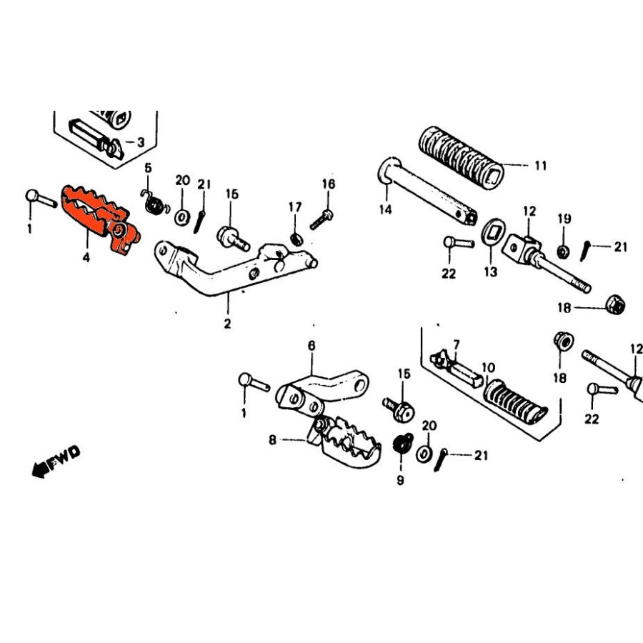 Service Moto Pieces|Selecteur de vitesse - caoutchouc de biellette - (x1)|Cale Pied - Selecteur|9,84 €