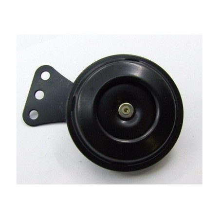 Avertisseur sonore - 12V - Klaxon - Noir - ø 70mm