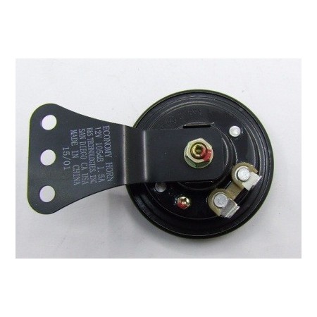 Service Moto Pieces|Avertisseur sonore - 12V - Klaxon - Noir - ø 70mm|Klaxon - 12 Volt|11,99 €