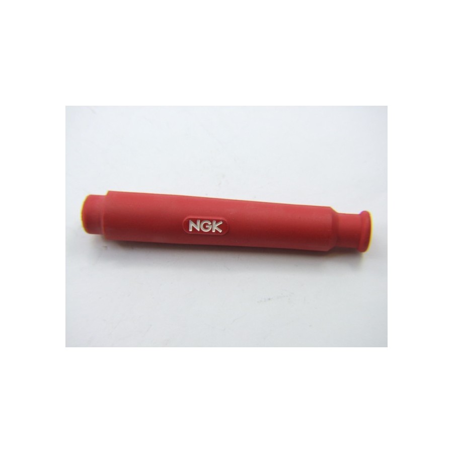 Anti-parasite - NGK - SD-05 FM-R - 180° - silicone rouge - (SD05F)