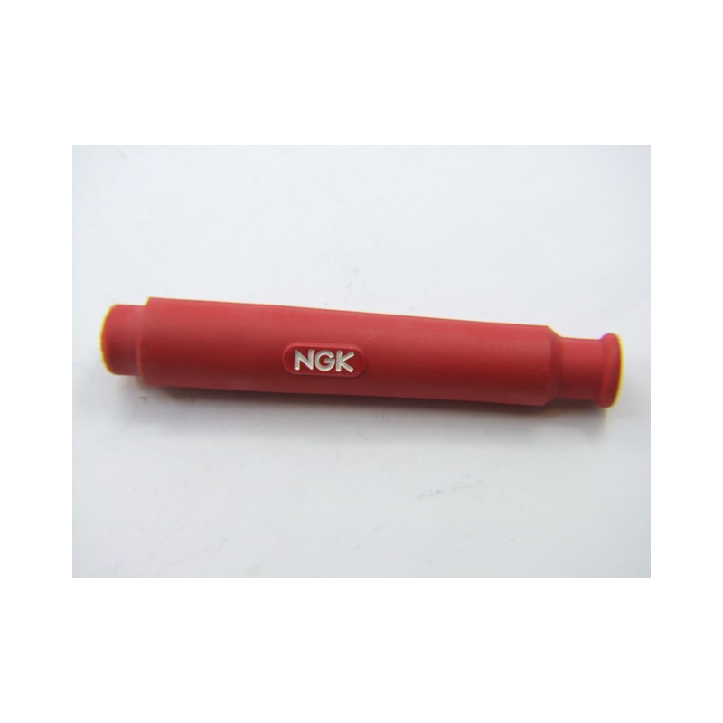 Anti-parasite - NGK - SD-05 FM-R - 180° - silicone rouge - (SD05F)