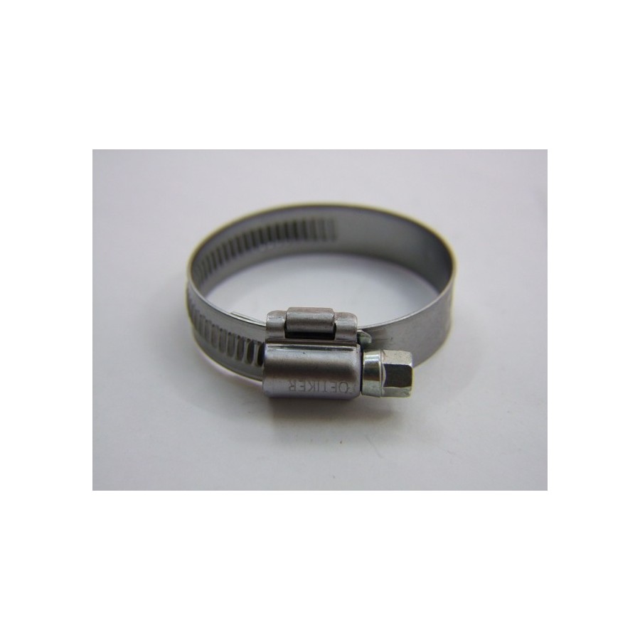 collier de serrage - zingué  - 30-45 mm - Larg. 12mm