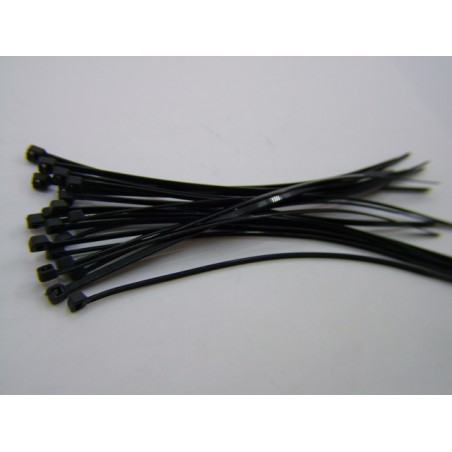 Serre Cable - Rilsan - Serflex - collier de serrage - Noir - 3.6x200mm (x100)