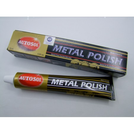Polish AUTOSOL - Pate a polir - 75ml - Chrome - Metal