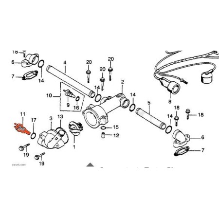 Service Moto Pieces|Radiateur, Sonde Temperature, M18x1.50 - 37760-MB9-000, CX500, GL1000, GL1100, GL1200 - ...|Sonde - Capteur|63,54 €