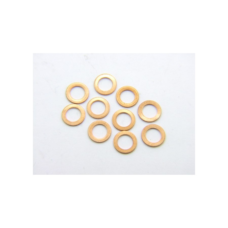 Service Moto Pieces|Rondelle - Plate - cuivre - boite de 150 pcs |Rondelle Cuivre|36,50 €