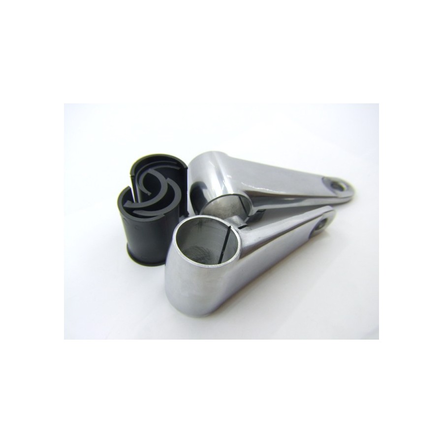 Phare - Support - Fourche ø32-41 mm (x2)- Alu poli - 