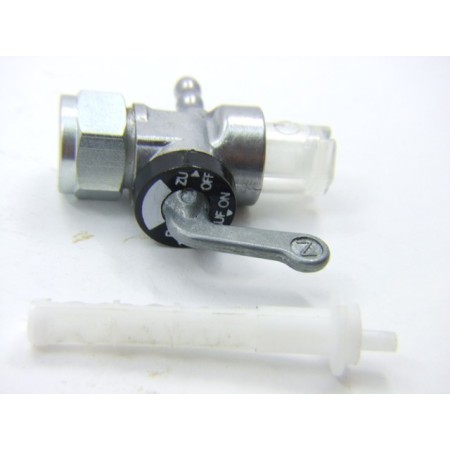 Reservoir - robinet essence - M16 x1.00 - sortie arriere avec filtre
