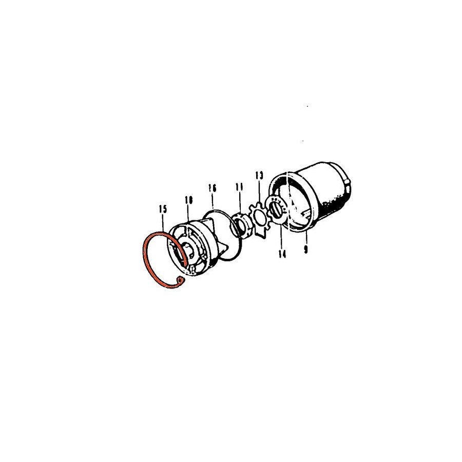 Service Moto Pieces|Fourche - kit de Roulement de colonne de direction - CB/CX/ ... 250/400/500/750 ....|1969 - CB250 K|98,50 €