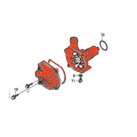 Moteur - Pompe a eau - complete - GL1500