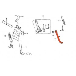 Service Moto Pieces|Bras oscillant - silent-bloc de fixation amortisseur - (x1)|bras oscillant - bequille|12,40 €