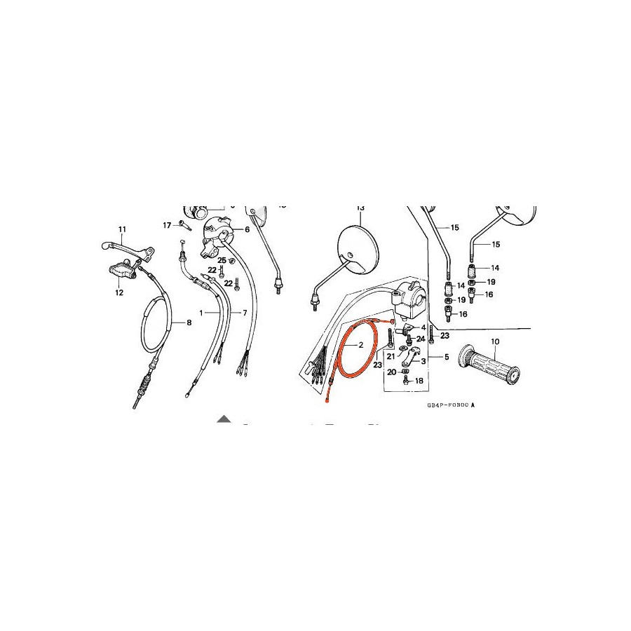 Service Moto Pieces|Cable - Starter - VS1400 - 58400-38B01|Cable - Starter|18,80 €