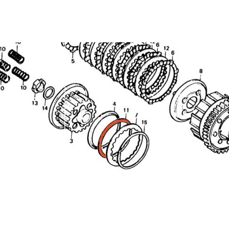 Service Moto Pieces|Embrayage - Joint - CB250/400 N|joint carter|40,40 €