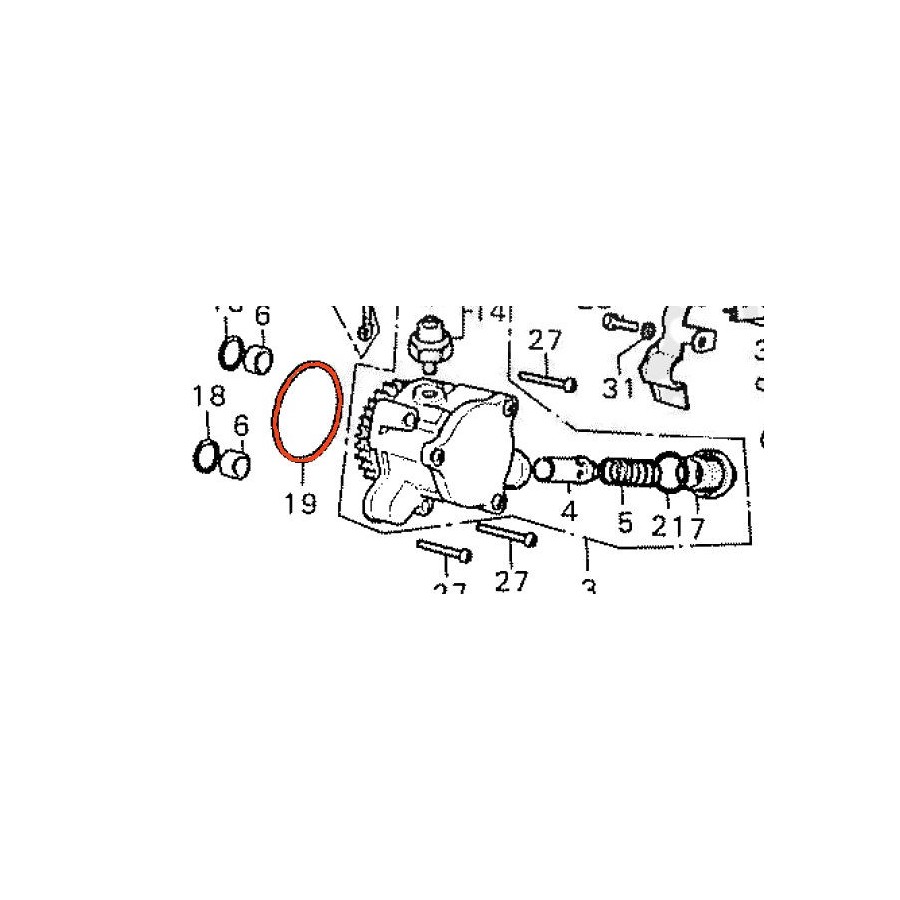 Service Moto Pieces|Frein - Etrier - Piston (x2) - ø25.30 x31.00mm - GL1500-XL125-VT750 .....|Piston Frein|36,90 €