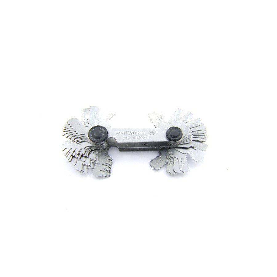 Jauge De Mesure De Filetage - Pour écrous, Boulons Et Vis - En Acier Inoxydable, Double échelle - 10x5 Cm