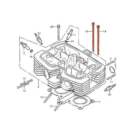 Moteur - Vis de serrage - M6 x134cm 