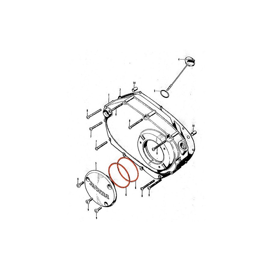 Moteur - Joint Torique - (x1)  - 68.50 x2.00 mm