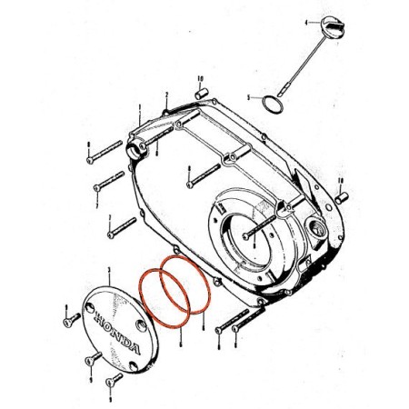 Moteur - Joint Torique - (x1)  - 68.5x2.00 mm