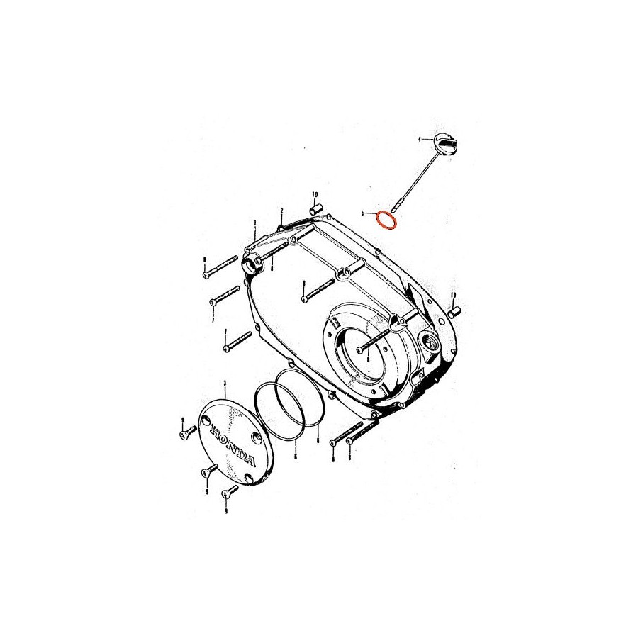 Moteur - Joint Torique - (x1)  - 27.5 mm