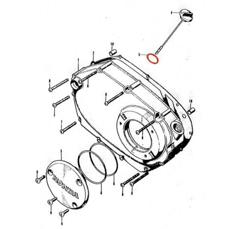 Moteur - Joint Torique - (x1)  - 27.50 mm