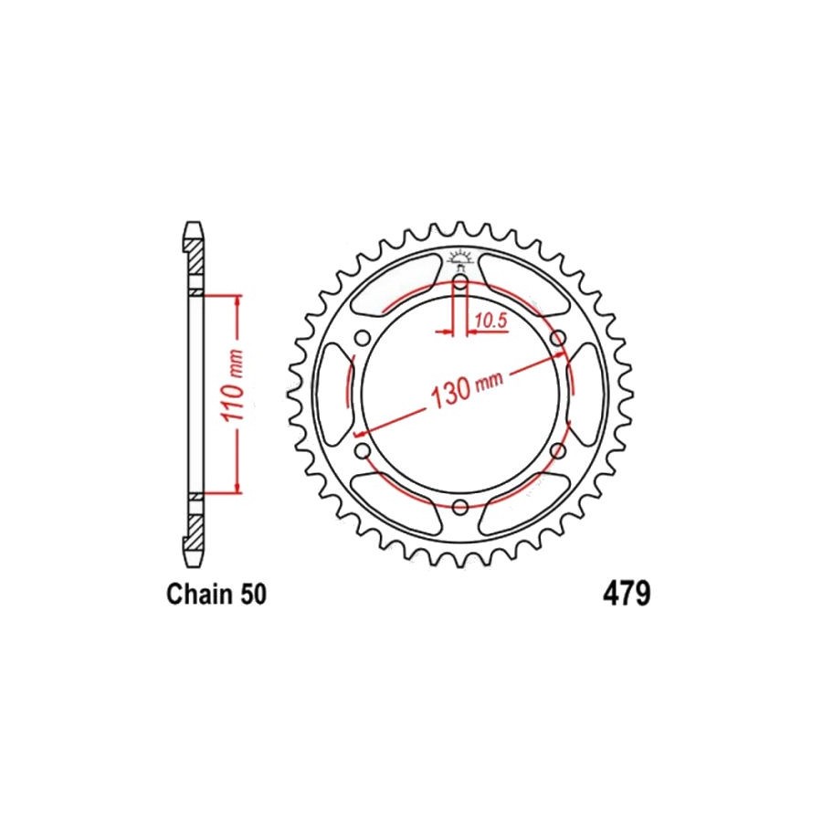 Service Moto Pieces|Transmission - Pignon sortie boite - JTF 339 - 530/15 dents|Chaine 530|22,20 €