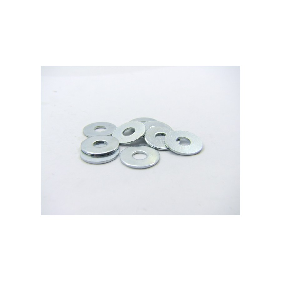 Rondelle - plate - Acier zingué - ø 5 x16 x1.0mm - (x10)