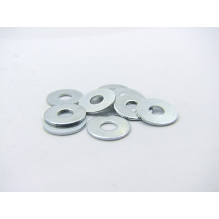 Rondelle - plate - Acier zingué - ø 5 x16 x1.0mm - (x10)