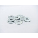 Rondelle - plate - Acier zingué - ø 5 x16 x1.0mm - (x10)