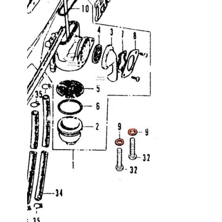 16955-310-000Robinet essence - joint de robinet - ø24mm - 44376-310