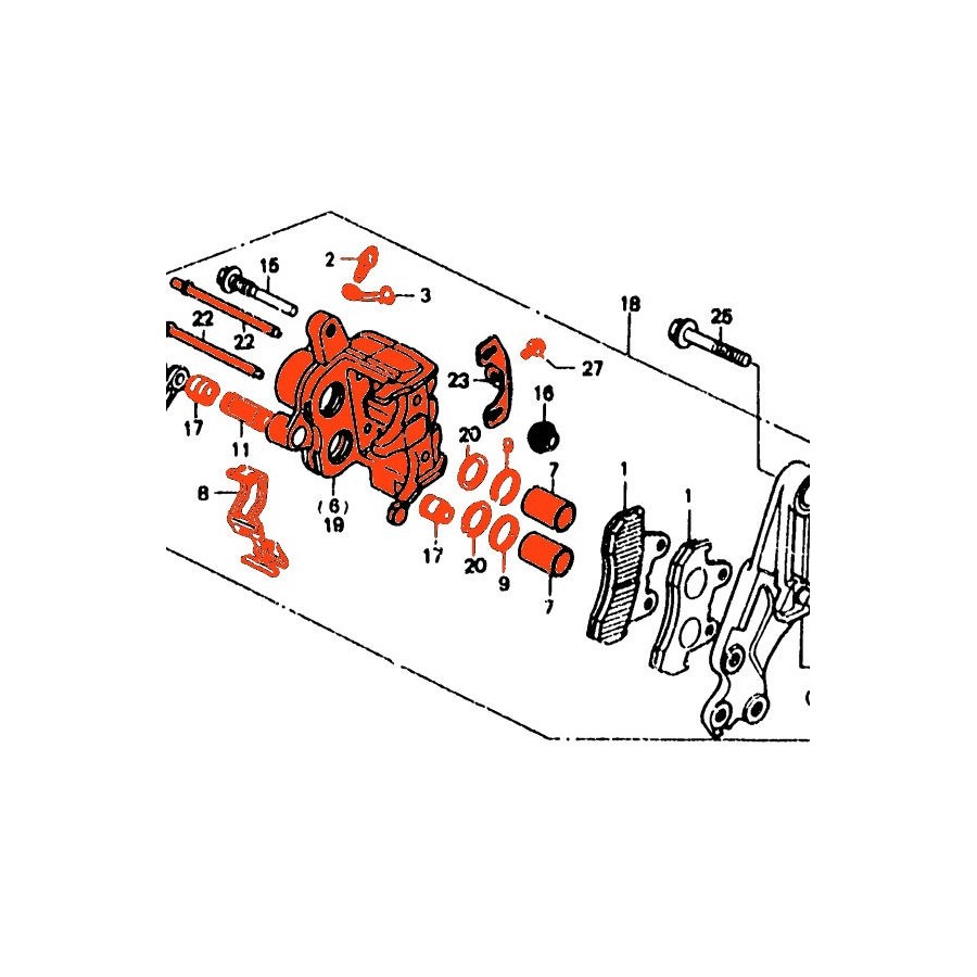 Service Moto Pieces|Carenage - Vis de maintien de selle - (x1)  - CB1100R|Produit -999 - Plus disponible|6,80 €