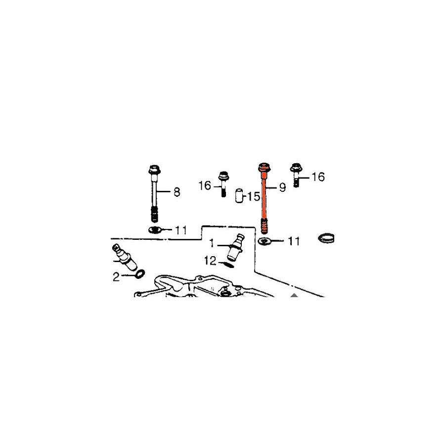 Service Moto Pieces|Moteur - Joint couvre culasse - cache culbuteur - 11009-1280|Couvercle culasse - cache culbuteur|10,60 €