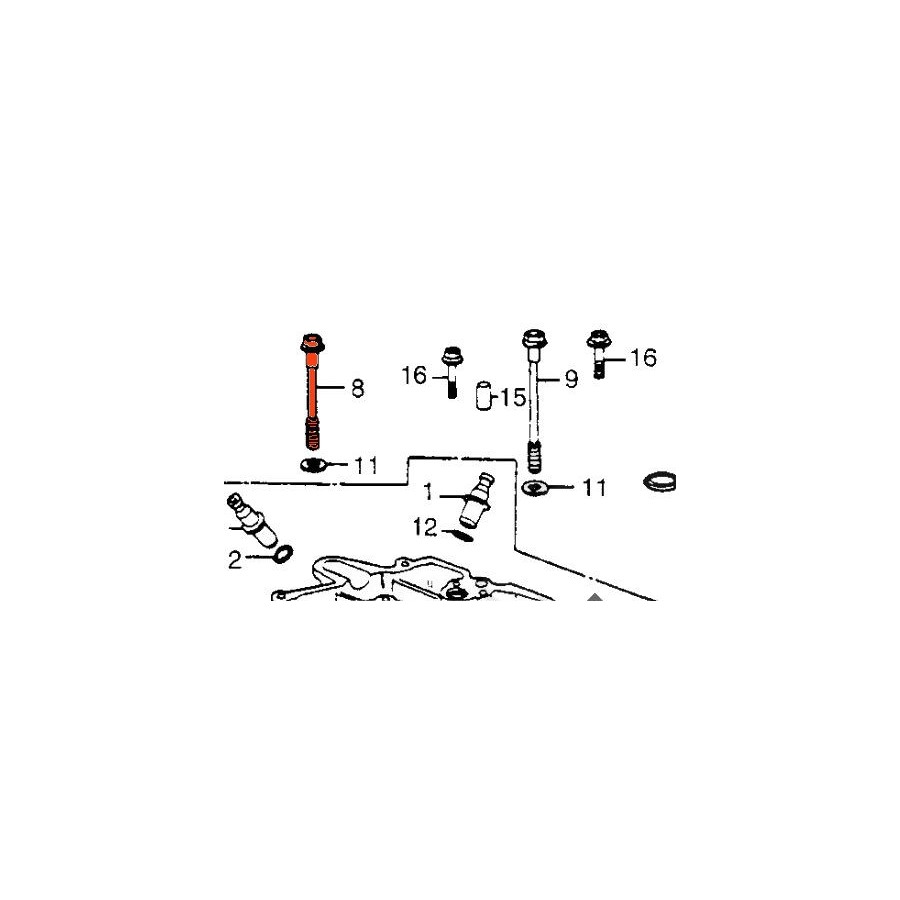 Service Moto Pieces|Moteur - Siege interieur de ressort - |Couvercle culasse - cache culbuteur|2,10 €