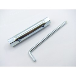 Service Moto Pieces|Bougie - clef - Hexa - 16/18mm - lg 120mm|Clef a bougie|10,20 €