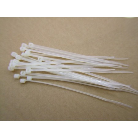 Serre Cable - Rilsan - Serflex - collier de serrage - Blanc - 3.5x145mm (x100)