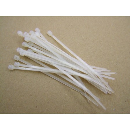 Serre Cable - Rilsan - Serflex - collier de serrage - Blanc - 3.6x200 mm (x100)