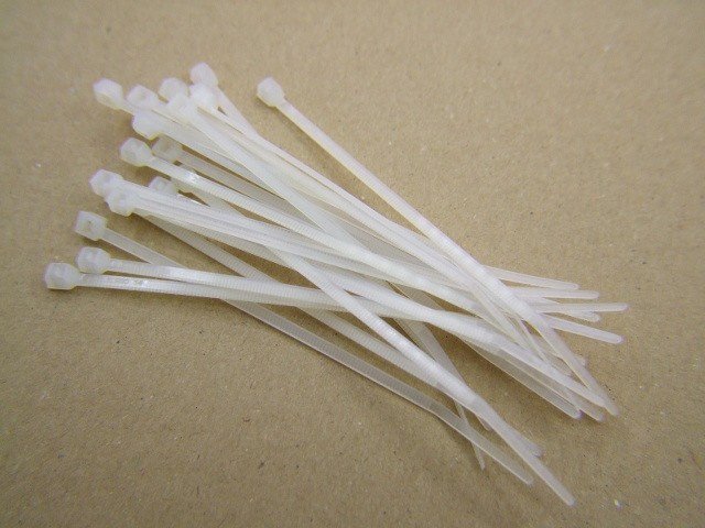 Attaches Câble Blanc Serflex Rilsan 200 X 3,6 Mm - Lot De 20 à 100 Pièces Neuf