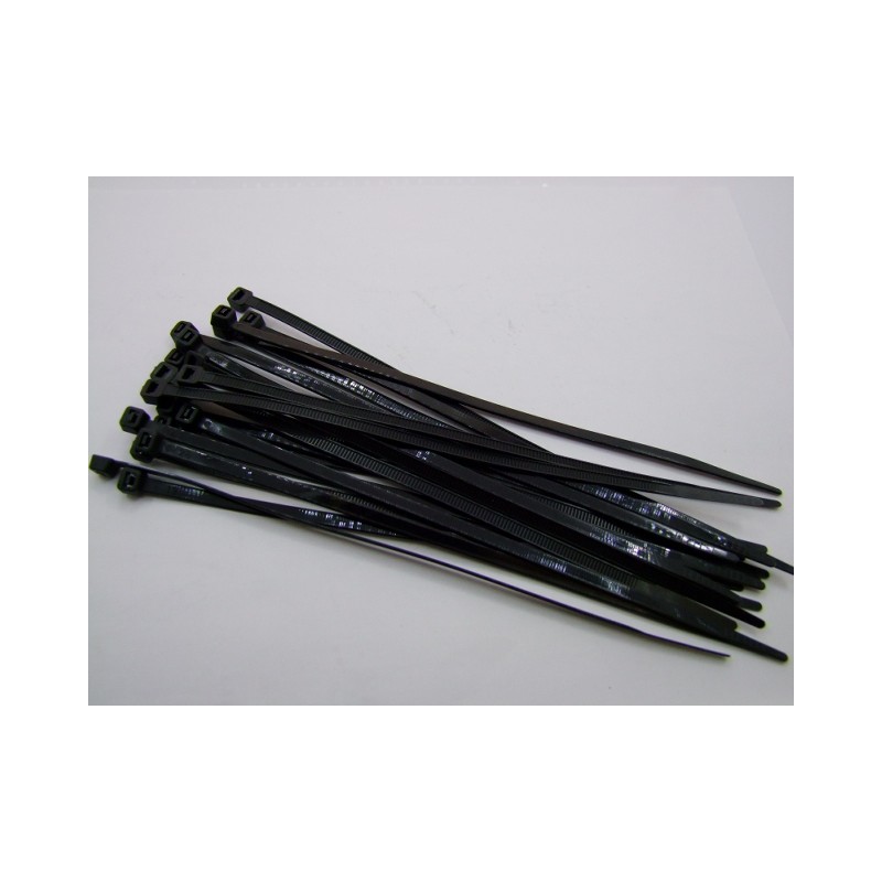 Service Moto Pieces|Serre Cable - Rilsan - Serflex - collier de serrage - Noir - 4.8x300mm (x100)|Collier - Serre Cable |10,60 €