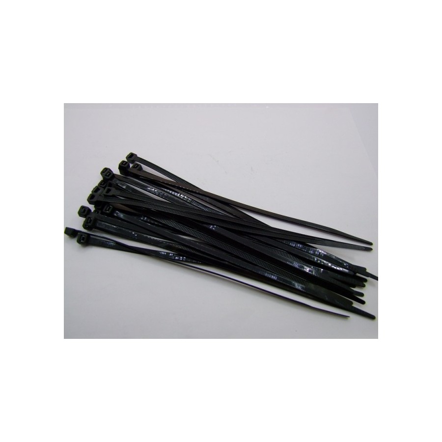 Service Moto Pieces|Serre Cable - Rilsan - Serflex - collier de serrage - Noir - 4.8x300mm (x100)|Collier - Serre Cable |10,60 €