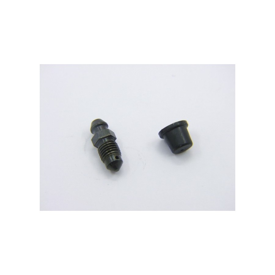 Service Moto Pieces|Frein - Etrier - Vis de Purge - M8 x1.25 - Noircie + capuchon|Vis de Purge|4,85 €