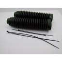 Fourche - Soufflet noir - ø32 / ø52 mm - Lg 250mm