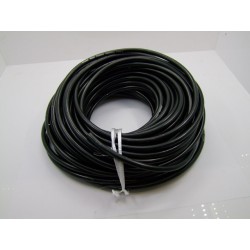 Bougie - cable PVC ø 7mm -  Noir - 1metre - fil de bougie